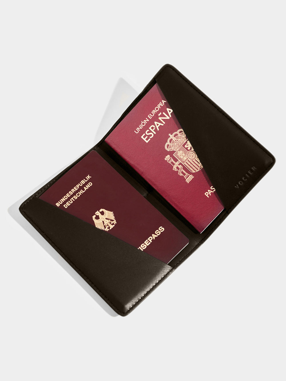 passport holder brown leather braunes leder