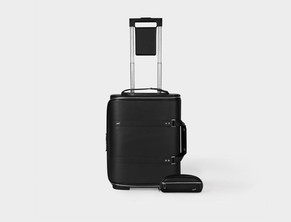 f38 2-piece luggage set - black