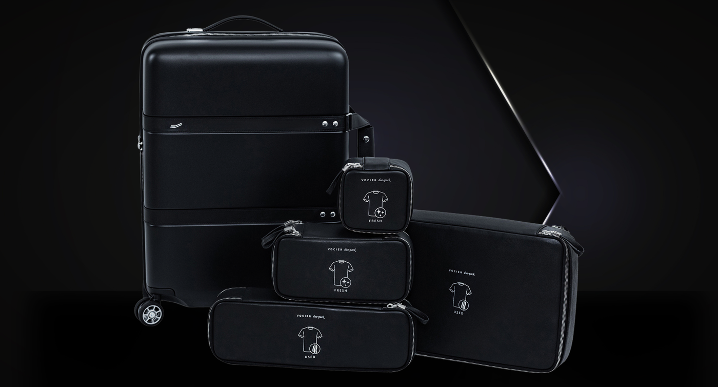 Travel Business Class Leather Trolley Single or Briefcase Sets Rolling –  Travell Well