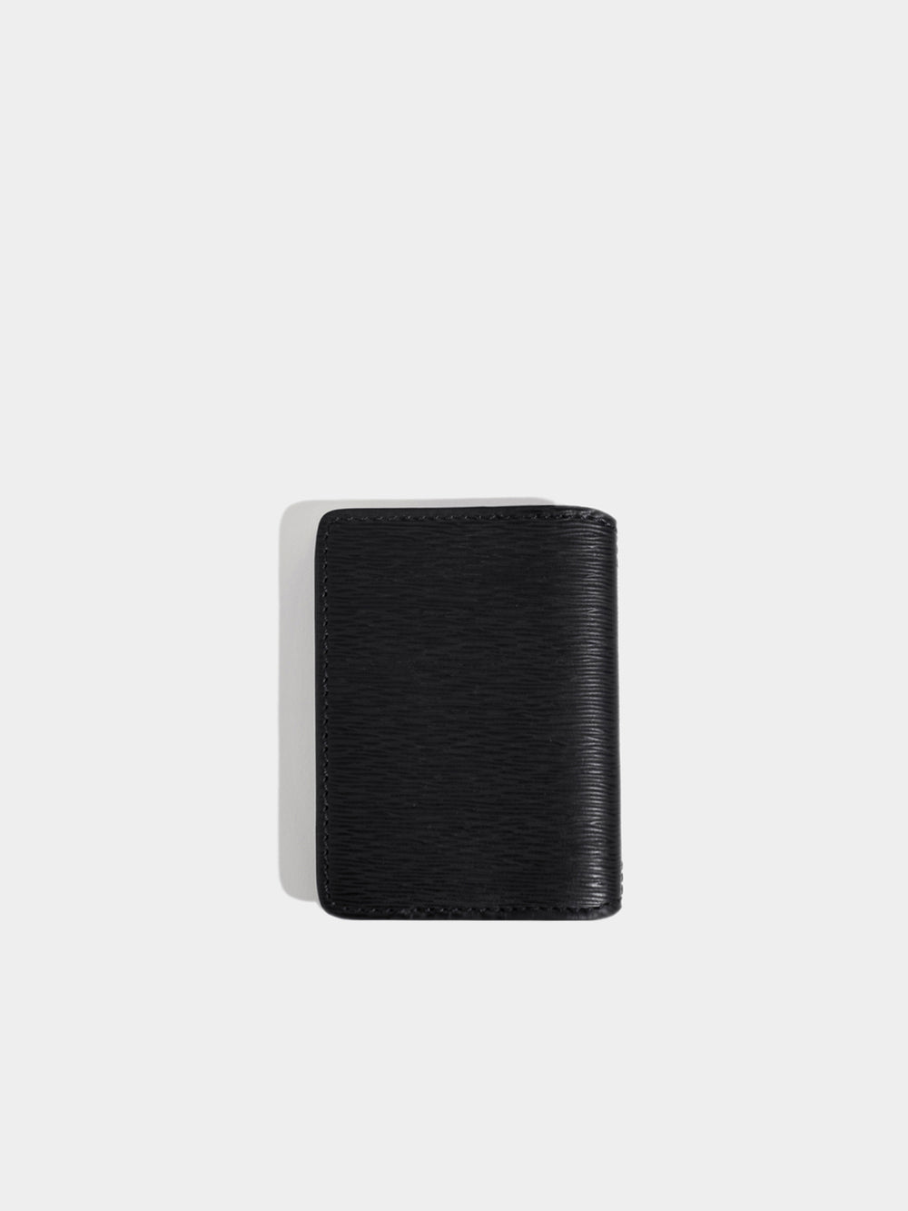 Slender Wallet - Luxury Taiga Leather Black