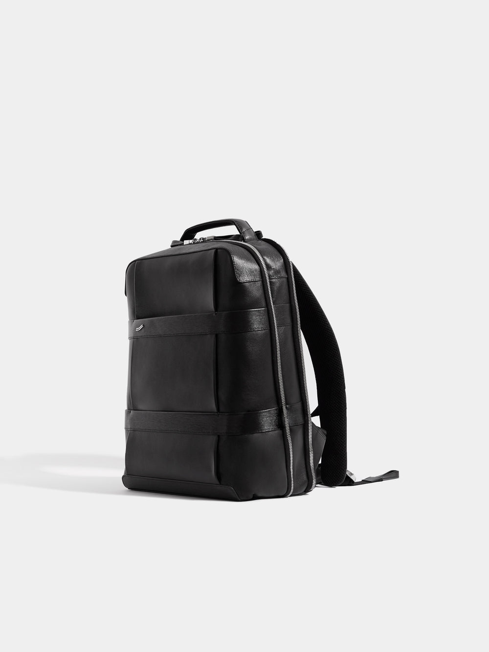 VOCIER Backpack Small | Business Leather Backpack | Black