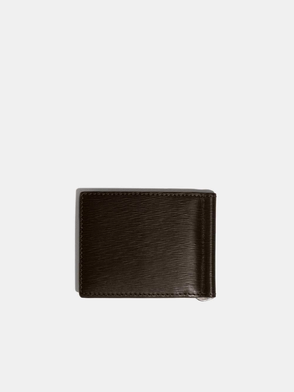 Nappa Leather Slim Bifold Wallet with Money Clip 