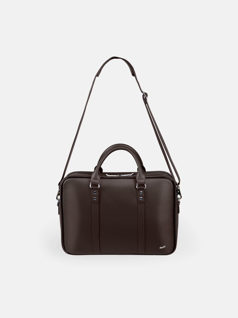 f25 briefcase italian brown leather braunes leder