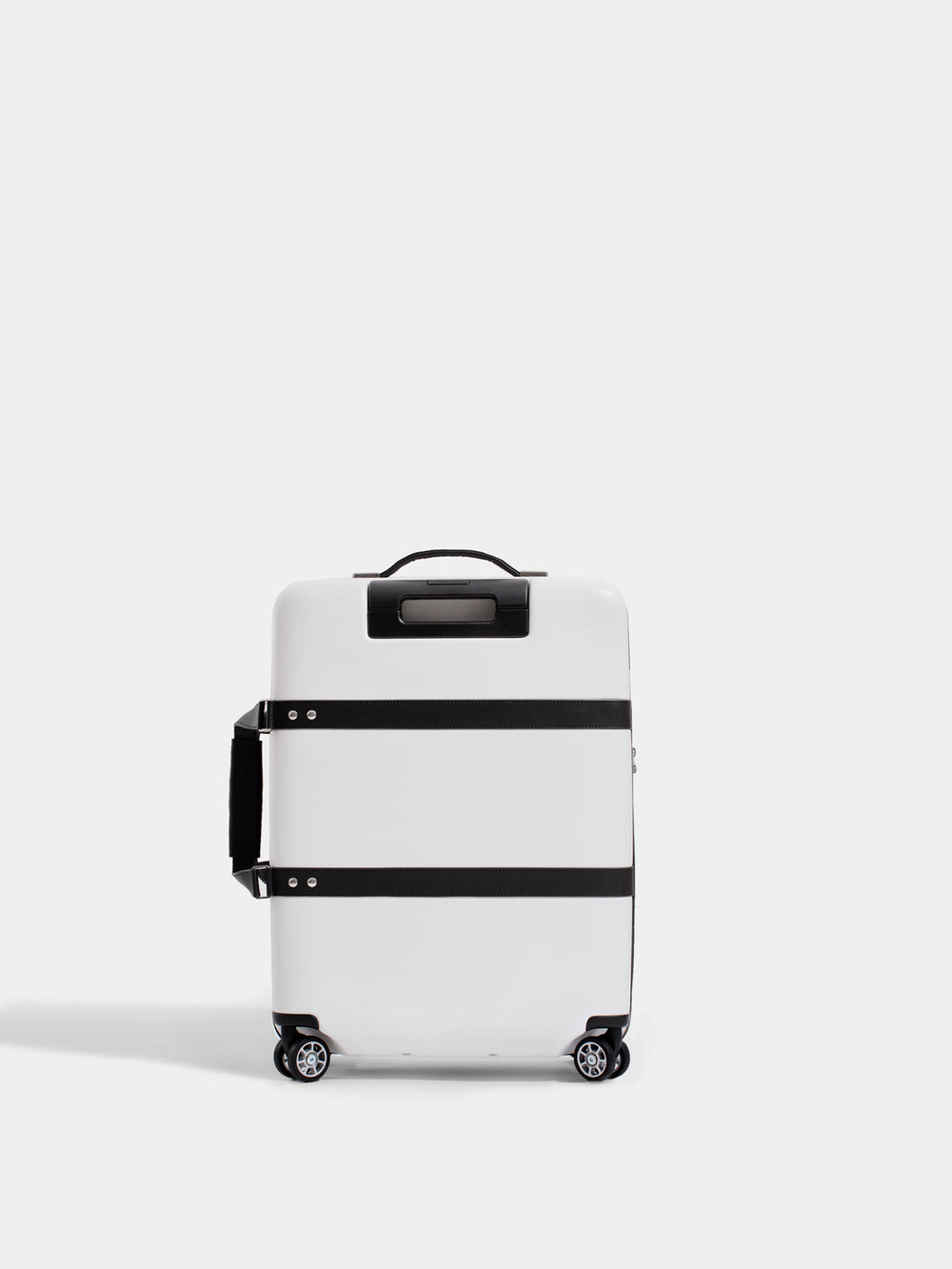p55 carry-on luggage white back