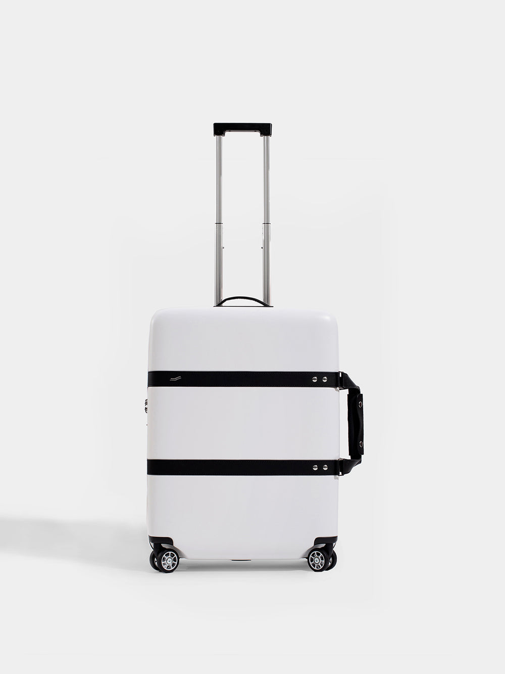 p55 carry-on luggage white front