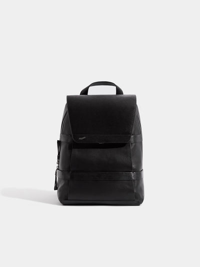 Vantage Black Casual Backpack Front Rucksack klein
